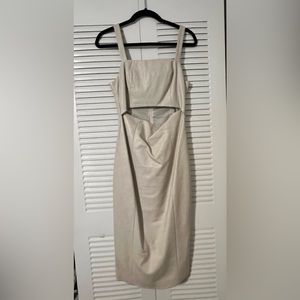 7 For All Men Kind Faux Leather Cutout Dress S